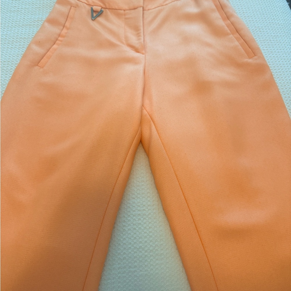 Versace Vibrant Orange Women's Trousers